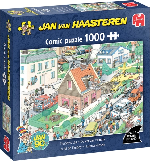 Jumbo puzzel Jan van Haasteren: Murphy's wetten 1000 stukjes