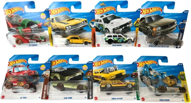 Gevarieerde modellen en de typische Hot Wheels-stijl
