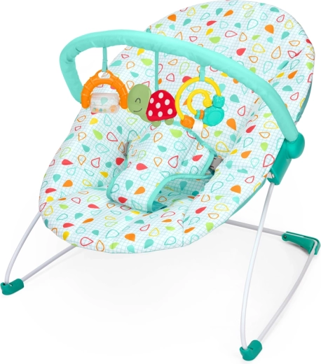 Bright Starts wipstoeltje met speeltjes Colorful Confetti Bouncer vanaf de geboorte