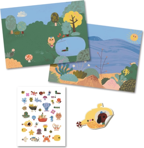 Twee prachtig geïllustreerde scènes