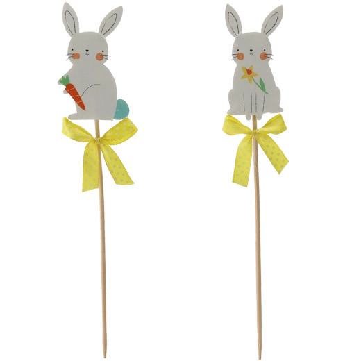 Schattig lentemotief met konijntje