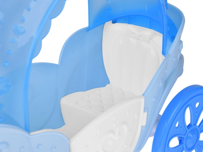 Sprookjeskoets met rollende wielen