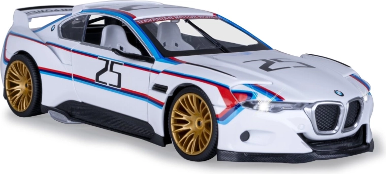 Metalen model in racestijl
