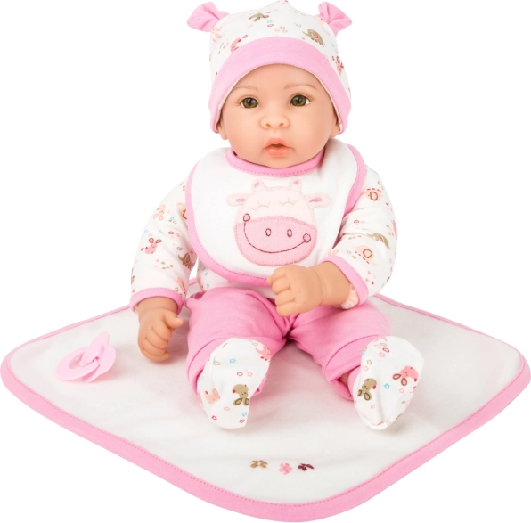 small foot pop Hanna met zacht stoffen lichaam en accessoires