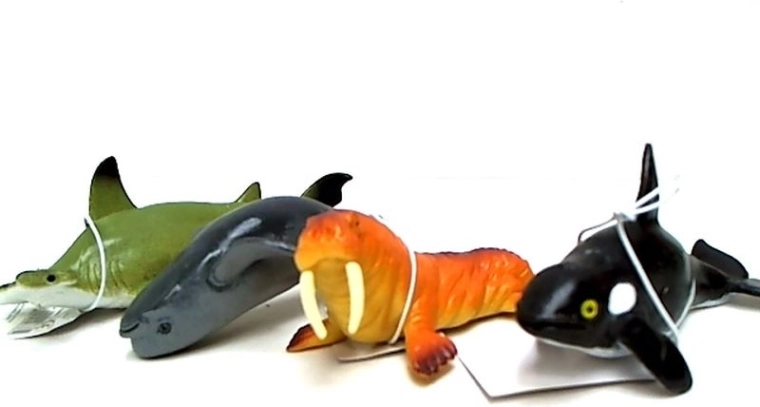 Zee dieren met kralenvulling