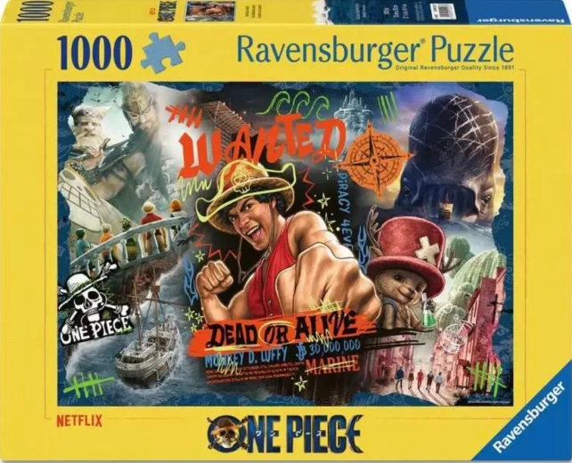 Ravensburger puzzel One Piece: avontuur wacht! 1000 stukjes