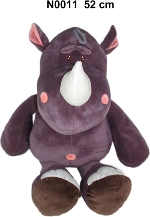 Pluchen neushoorn 52 cm