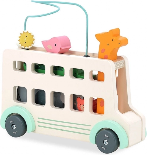 Houten bus voor dieren van Sarah Betz