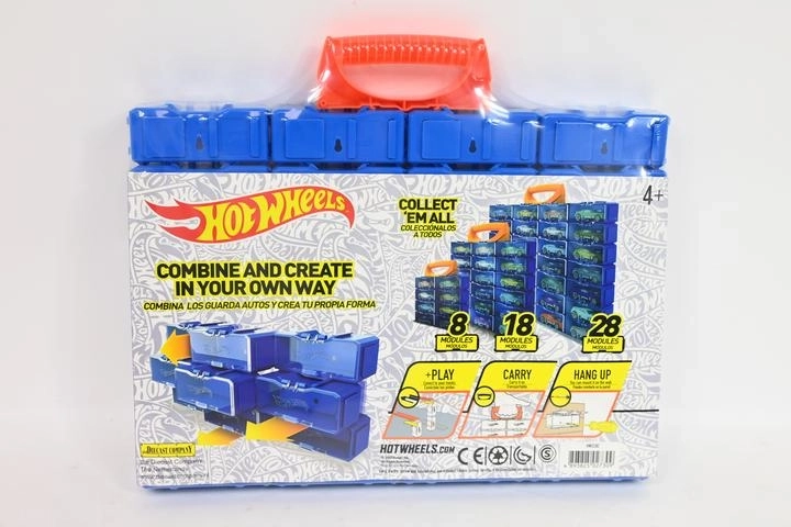 Hot Wheels modulaire koffer voor autootjes (28 vakjes)