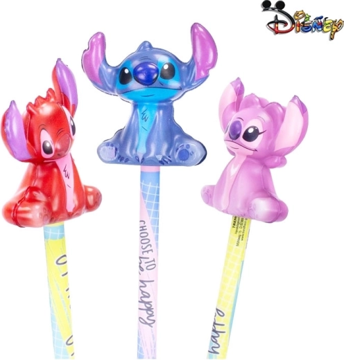 Zachte knijpbare opzetstuk voor potlood Disney Stitch - 1 stuk