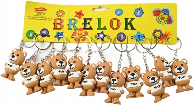 Sleutelhanger beertje – verpakking 12 stuks
