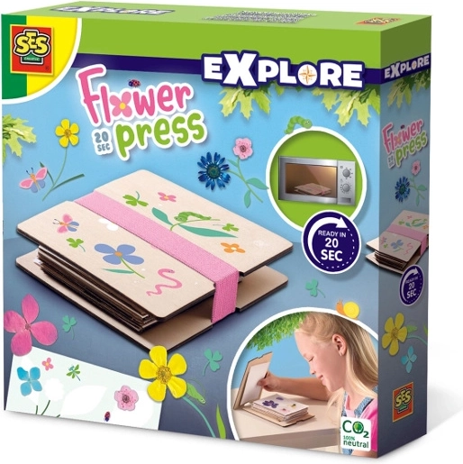 SES Explore bloemenpers voor de magnetron