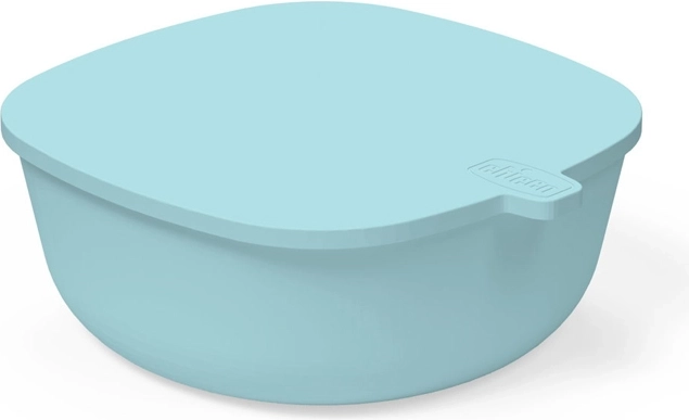 Chicco stapelbare kom met deksel blauw 6m+