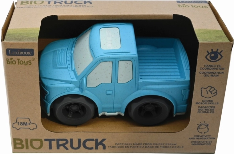 Lexibook blauwe pick-up van bioplastic 10 cm