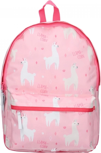 Schattig roze design met lama