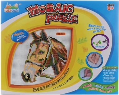 Mozaïek met paardenmotief