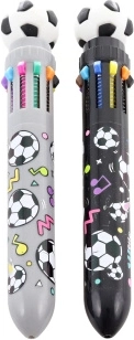 Balpen met voetbalmotief – 10 kleuren