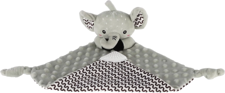 Kalmerende minky met 3D stipjes