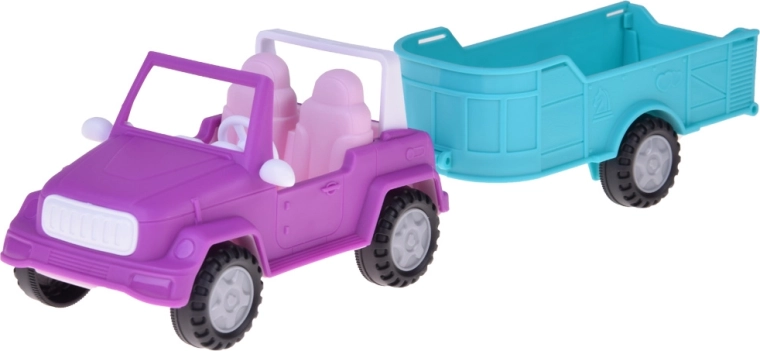 Terreinwagen met afneembare aanhanger