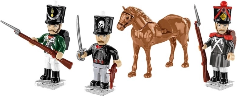 Huzaar te paard en te voet