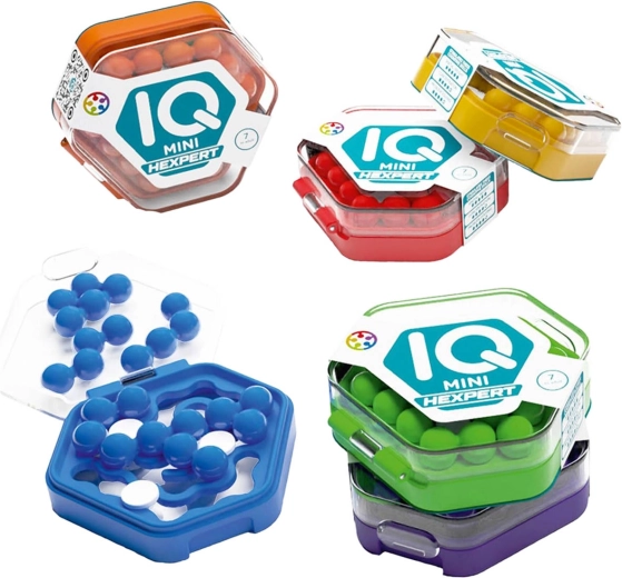 MINDOK Smart Games IQ Mini Hexpert zakpuzzel voor 1 speler - 1 stuk