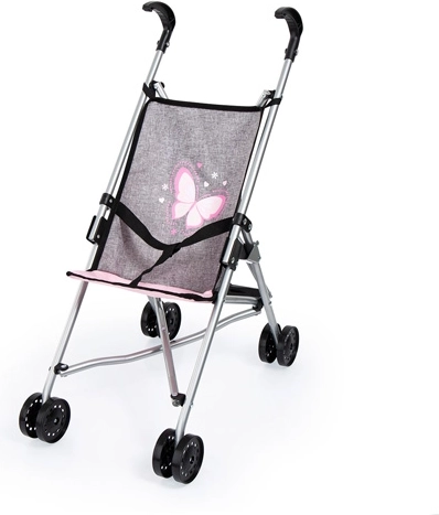 Bayer poppenwagen Buggy grijs