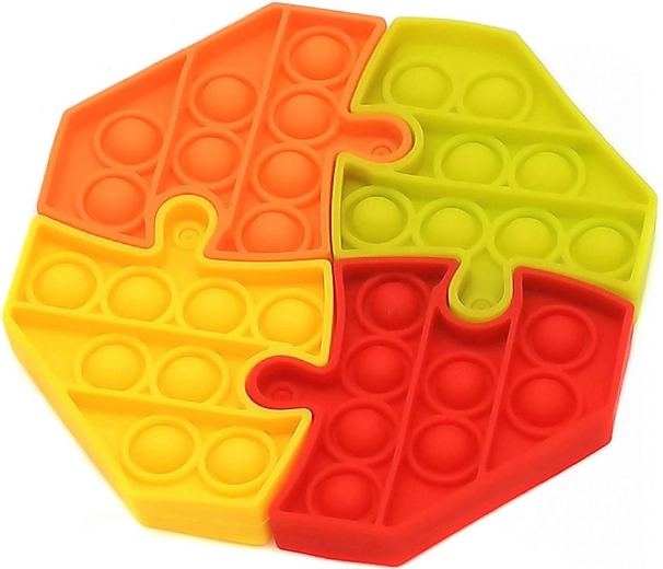 Puzzel samenstellen uit 4 delen