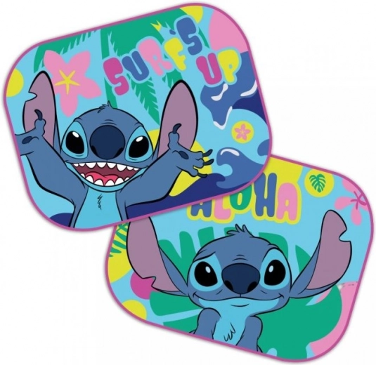 Autozonneschermen met STITCH-motief (set van 2 stuks)