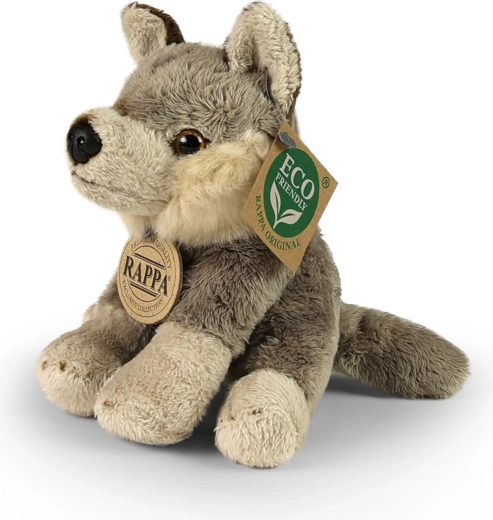 Pluchen wolf Rappa eco-friendly 13 cm