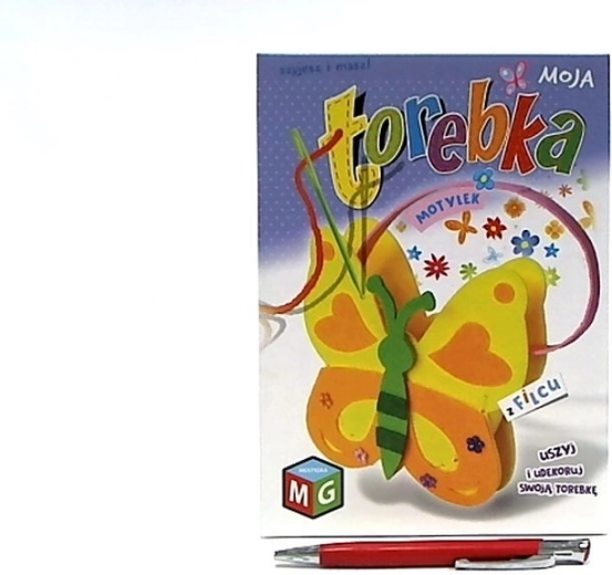 MOJA TOREBKA vilten handtasje vlinder