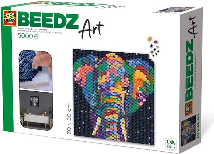 SES BeedzArt strijkkralen fantasie-olifant
