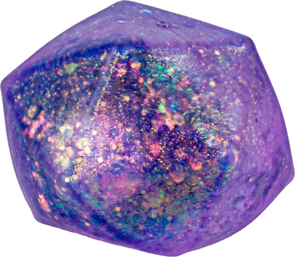 Glitterende slijmvulling