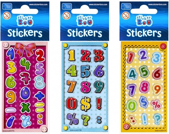 Stickers met zilveren rand StickerBoo - 1 stuk