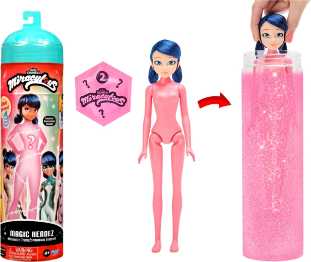 Miraculous Magic Heroez-pop Marinette met magische transformatie en accessoires