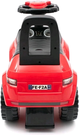 Stabiele brede wielen en comfortabele rugleuning