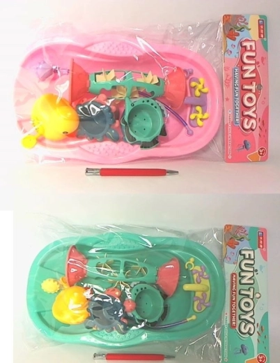 Badkuipje met set badspeeltjes