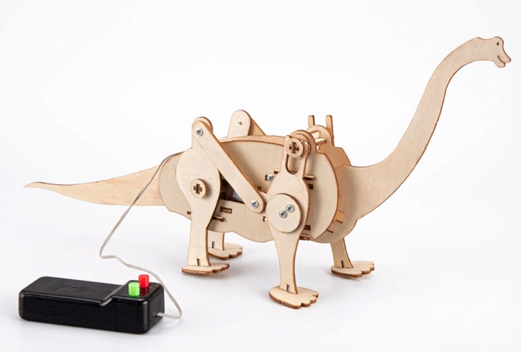 Bouwset dinosaurus Brachiosaurus met kabelbesturing