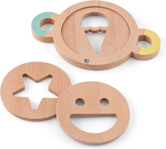 Houten set zandvormpjes voor kinderen