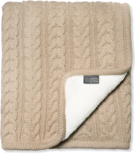 Vinter & Bloom deken cuddly sand beige