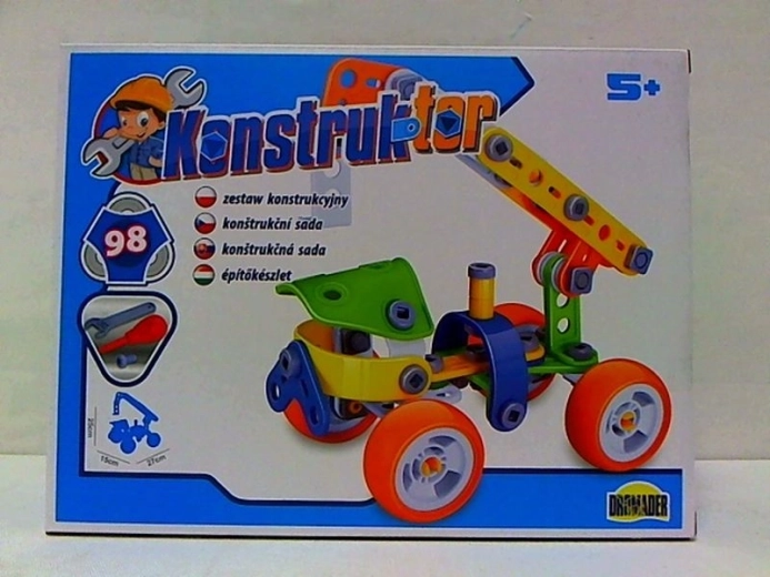 Constructiespeelset voertuig 98 onderdelen