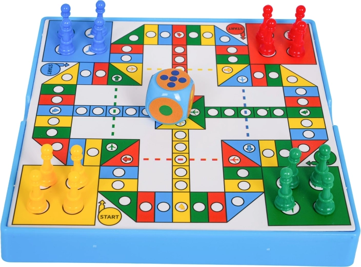 Kleurrijke pionnen en overzichtelijk bord