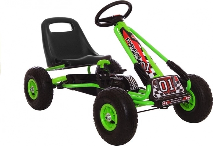 Trapkart A-15 met opblaasbare wielen – Groen