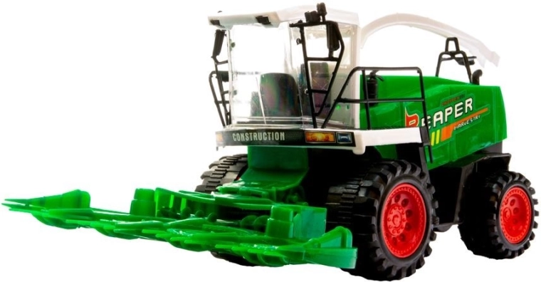 Realistische details van de oogstmachine