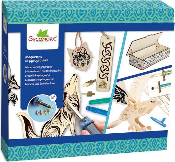 Lovely box – pyrografie Keltische ornamenten