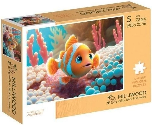 Milliwood Yippee cutie clownvis – houten puzzel