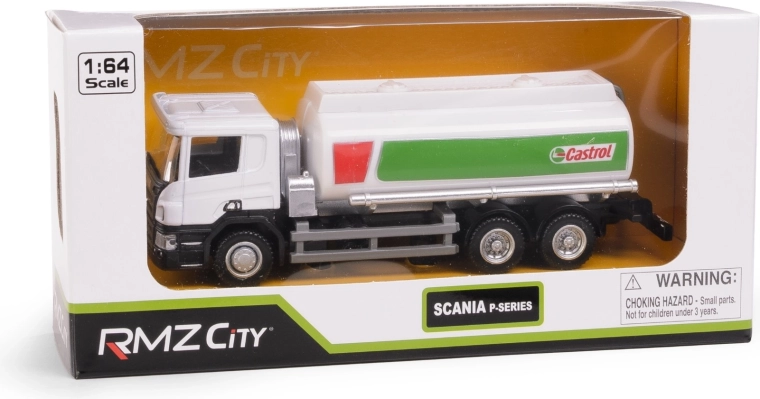 Model vrachtwagen scania p-series castrol 1:64 rmz city