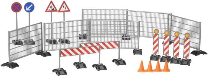 Bworld verkeersbarrières en borden