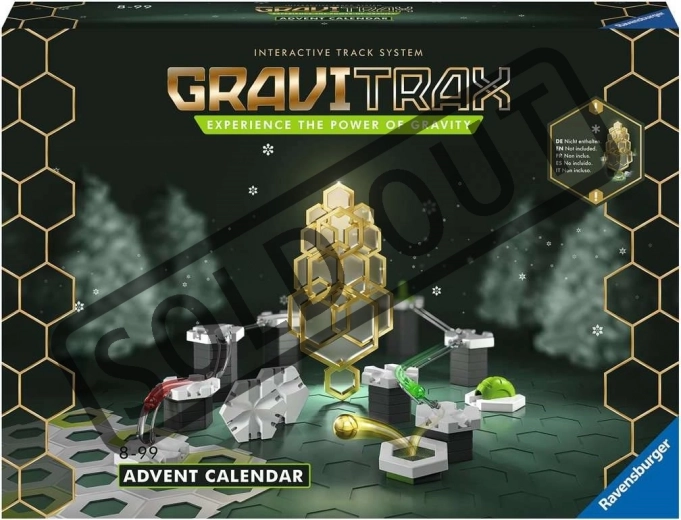 Ravensburger GraviTrax adventskalender – uitbreiding voor knikkerbaan