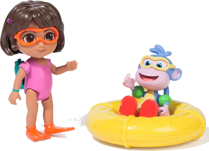 Beweegbare figuren van Dora en Boots