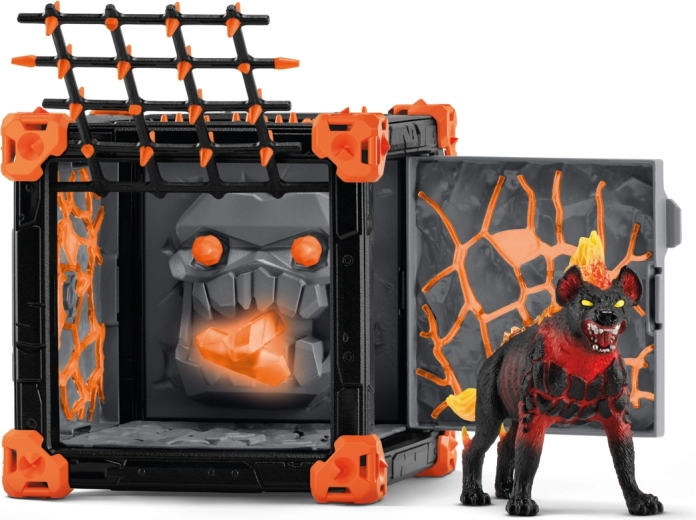 BattleCave-arena van de lavahyena Eldrador Creatures